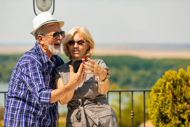 istock Active seniors taking selfies of themselves 1174885977