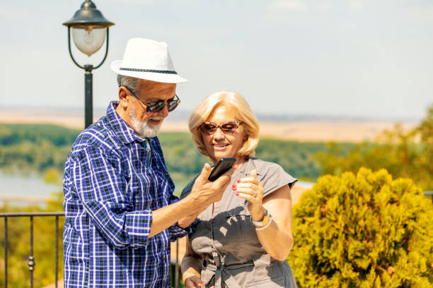 istock Active seniors taking selfies of themselves 1174885992