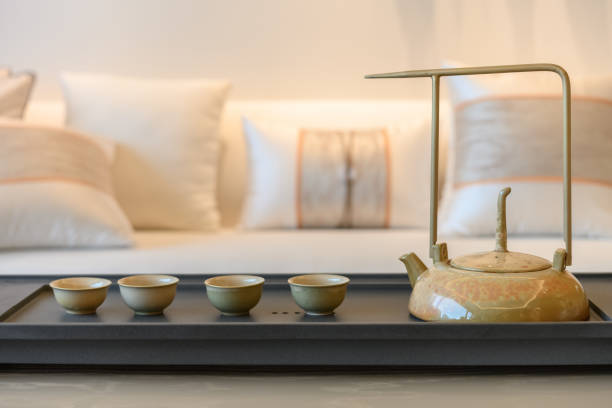 istock set of teapot and cups inside a living room 1174900507