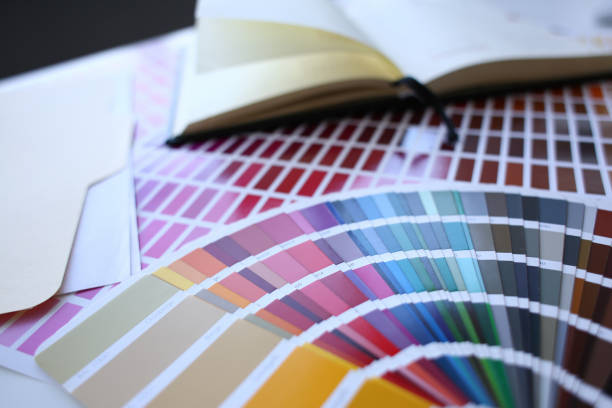 istock Color print of pantone statistics offset 1174902748