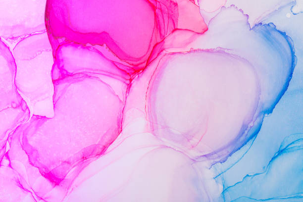 istock Colorful abstract background made of alcohol ink technique. 1174903216
