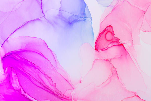 istock Colorful abstract background made of alcohol ink technique. 1174903225