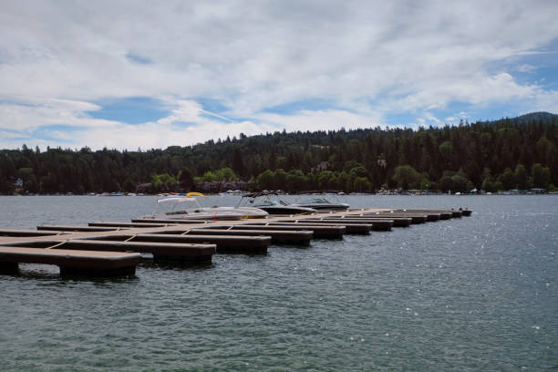istock Boat Dock at Lake Arrowhead California 1174905359