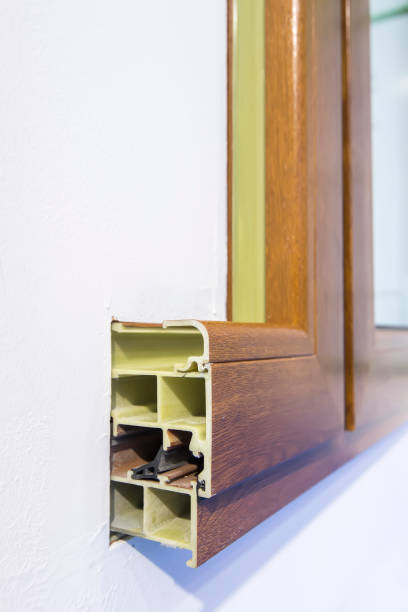 istock Aluminum profile for window, door, bathroom box 1174908166
