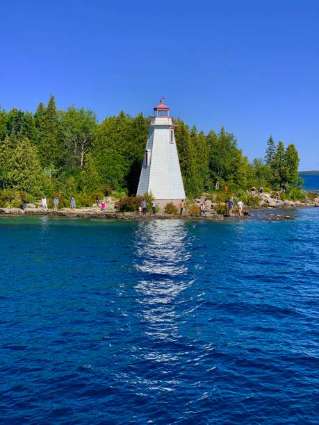 Big Tub Lighthouse, Tobermory stock photo