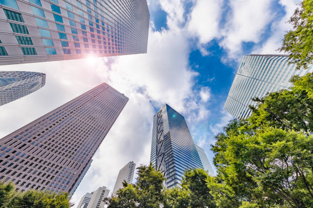 istock Blue sky and Shinjuku skyscrapers 1174914546
