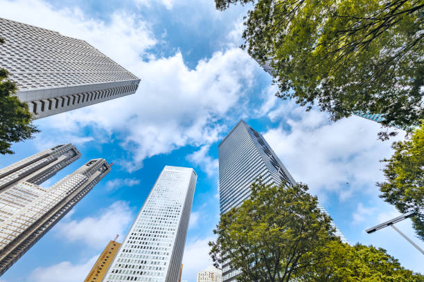 istock Blue sky and Shinjuku skyscrapers 1174914568