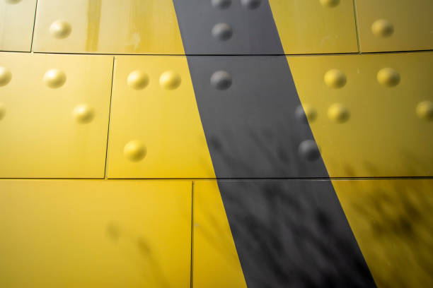 Abstract patterns in close up of building surfaces in Canberra. ACT