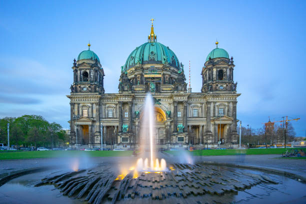 istock Berliner Dom in Berlin city, Germany at twilight 1174926255