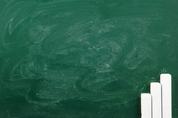 istock Green school board with white chalk 1174929472