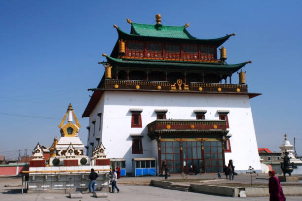 istock The main building in Gandantegchinlen Monastery ( Gandan ), Ulaanbaatar or Ulan-Bator, Mongolia. 1174932105