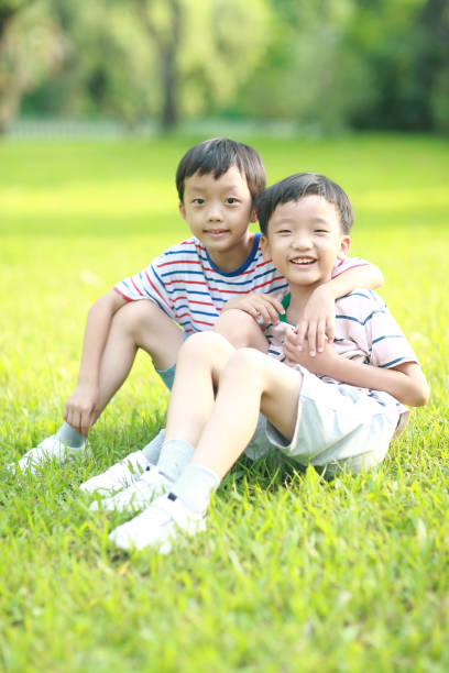 istock The children are playing in the park 1174939006
