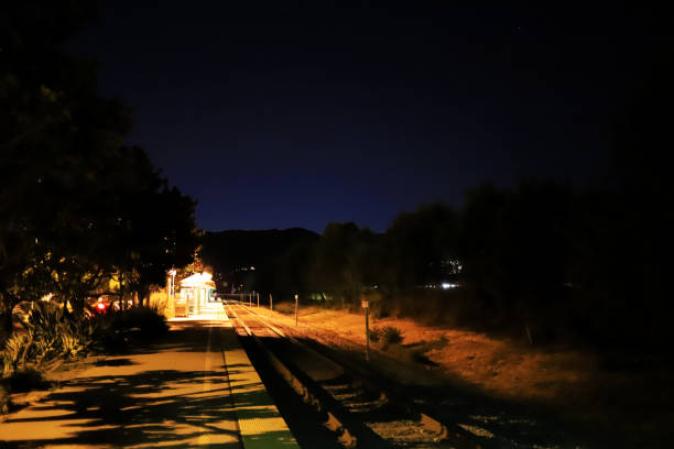 istock Simi Valley Railway Station at Night 1174939070