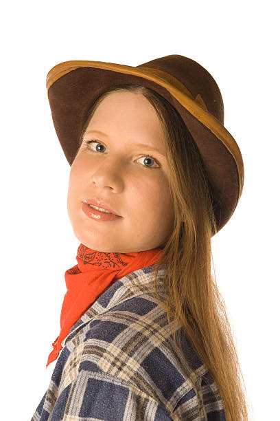 istock Cowgirl's portrait 117493981