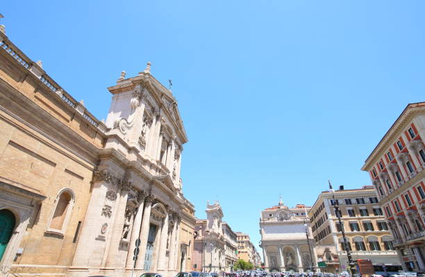 istock Piazza San Bernardo cityscape Rome Italy 1174941687