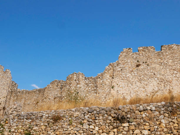 istock Ancient stone walls against blue sky 1174942944