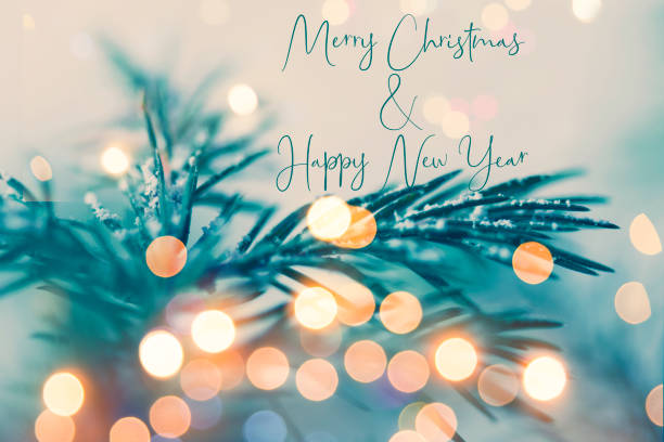 istock Christmas and New Year greeting card with writing elements 1174944965