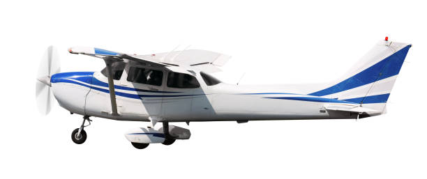 istock Small ports aeroplane on a clean white background 1174944982