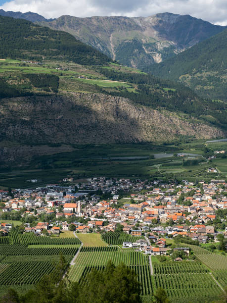 istock The village Laas (South Tyrol, Italy) from above 1174951150