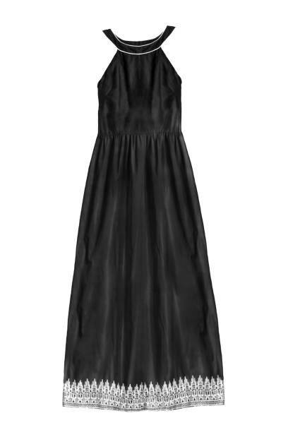 istock Black dress isolated 1174951370