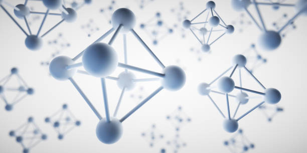 istock Nano Molecules Background stock photo 1174952263
