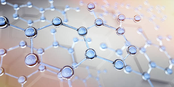 istock Nano Molecules Background stock photo 1174952285