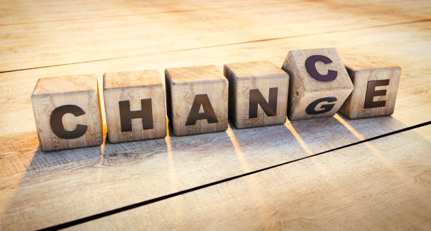 istock Wodden dice on a table form the words chance and change 1174954669