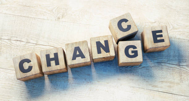 istock Wodden dice on a table form the words chance and change 1174954757