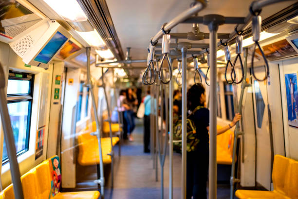 istock Corridors and cabins within the bts sky train 1174956003