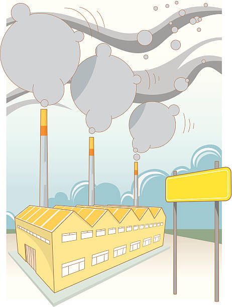 Factory vector art illustration