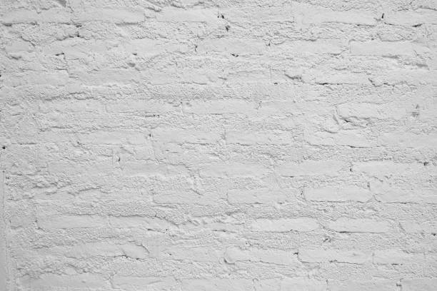 istock Horizontal Texture of The White Brick Wall 1174965894