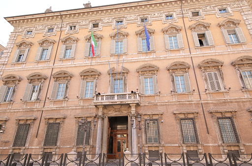 Palazzo Madama Senate of the Italian Republic building Rome Italy