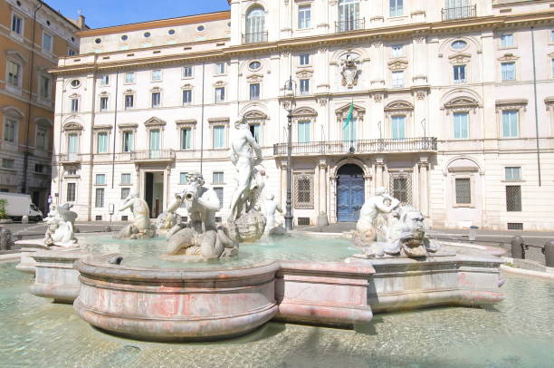 istock Piazza Navona Moro fountain Rome Italy 1174973719