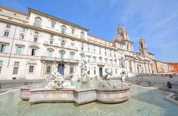istock Piazza Navona Moro fountain Rome Italy 1174974073