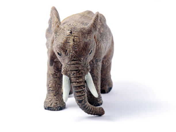 istock Elephant Toy model isolated on white background 1174981898