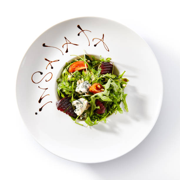 istock Beetroot Salad with Rucola, Gorgonzola Cheese, Arugula and Tomatoes 1174982547