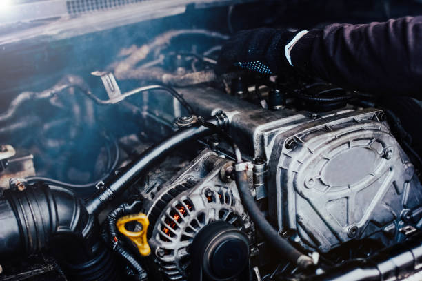 istock car diesel engine repair in the garage 1174991276