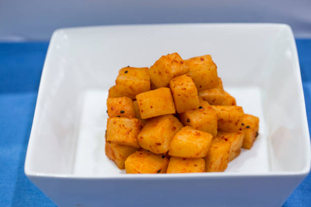 istock Diced Radish Kimchi . sliced radish kimchi 1174995754