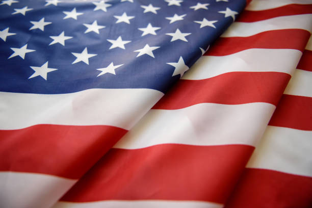 istock US American flag close up 1174996374