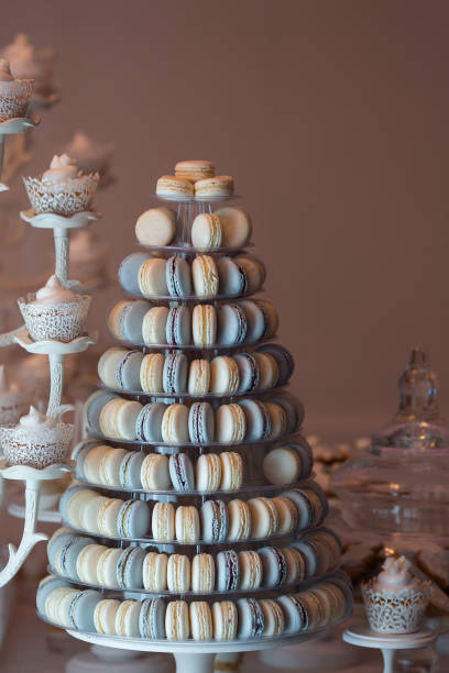 Luxury wedding candy bar table set