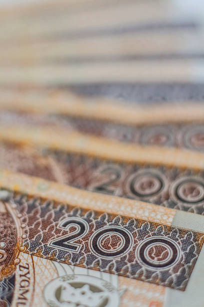 istock Row of two hundred zloty banknotes 1175002866