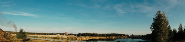 istock panorama of the river and blue sky 1175003982