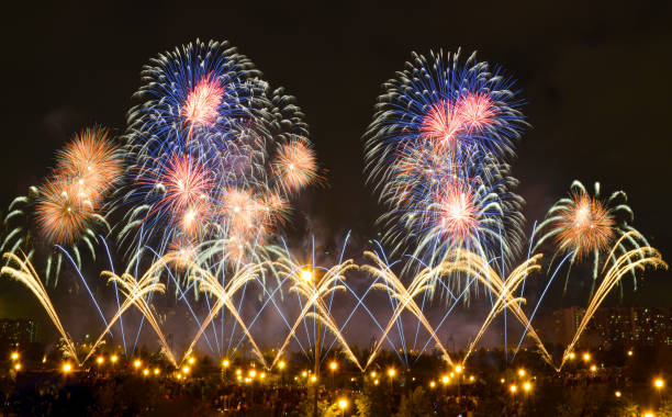 istock Ruggieri fireworks team, France. Fragment 5 1175006932