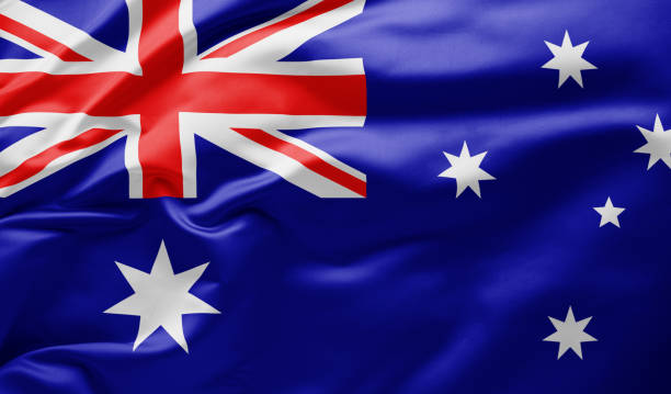 istock Waving national flag of Australia 1175008085
