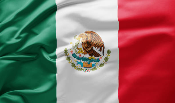 istock Waving national flag of Mexico 1175009683