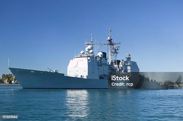 Ticonderoga Class Cruiser Stock Photo - Download Image Now - Battleship, Navy, USA