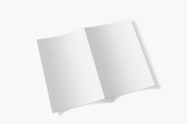 istock Mockup vertical booklet, brochure, invitation isolated on a white background with soft cover and realistic shadow. 3D rendering. 1175013337