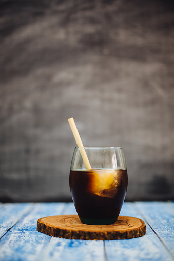 Cold Brew Coffee on wooden table
