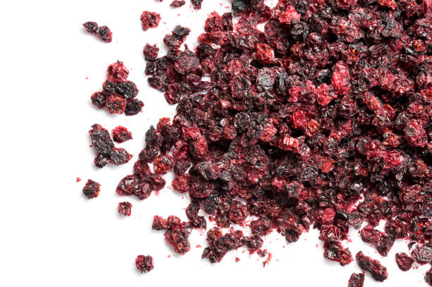istock Dried lingonberry isolated on white background 1175016687