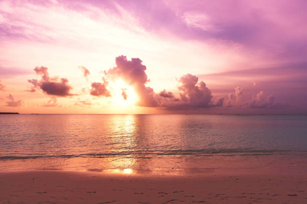 istock Twilight background of sunset over the sea 1175018982